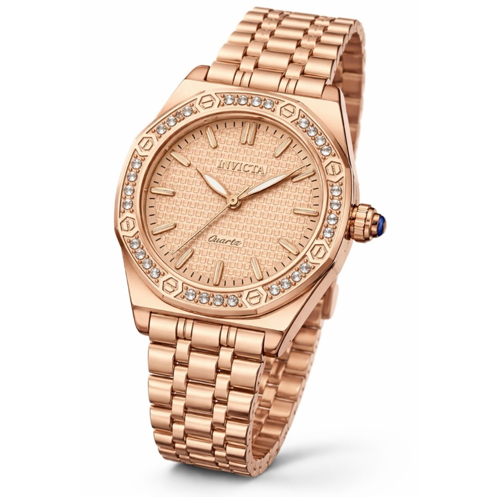 Invicta Wildflower Women's Quartz Watch - 33mm, Rose Gold (69370) New In Box